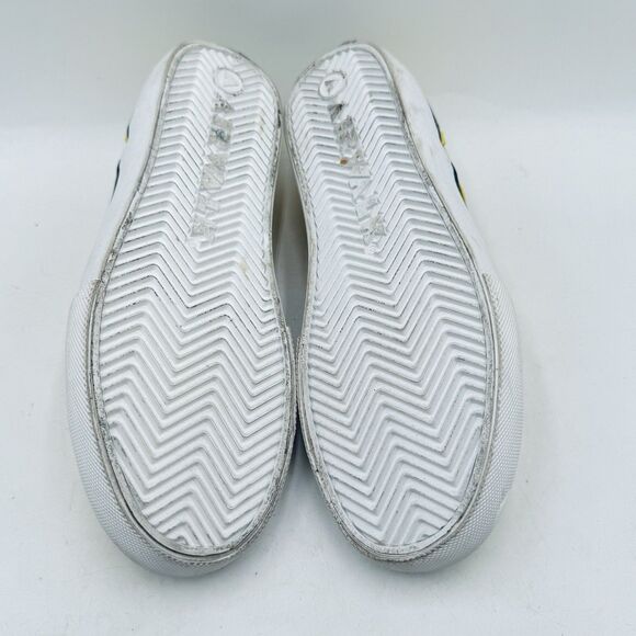 Airwalk Shoes Sneakers Yellow with Multi Smile Smiley Face Graphics Women's 8.5 - Picture 8 of 9